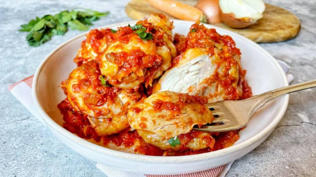 Курица по итальянски в томатном соусе
